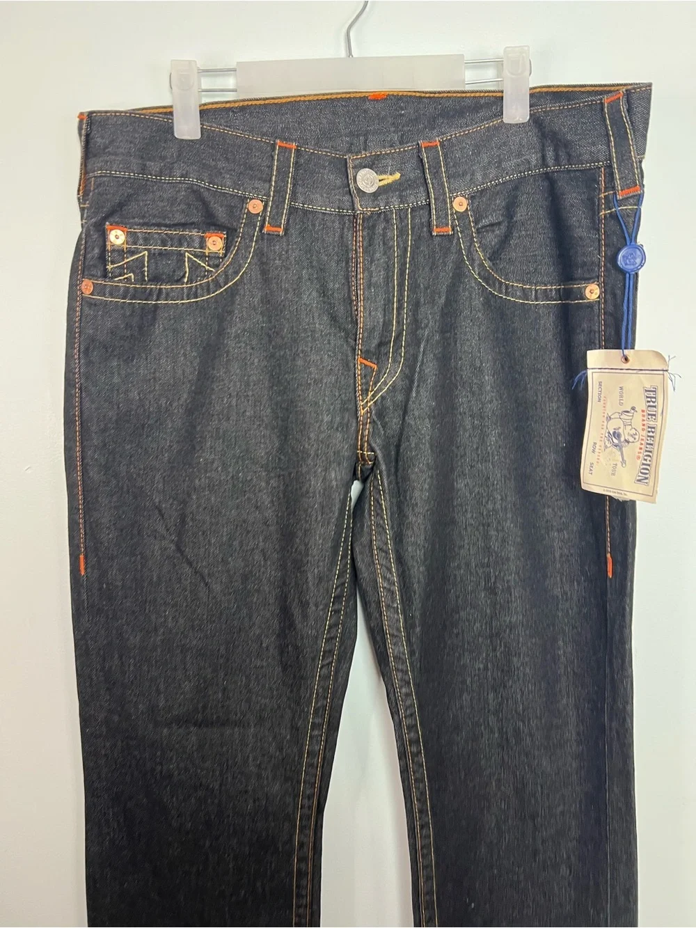 True Religion Ricky Straight Jeans Dark Wash NWT Men’s 33x34